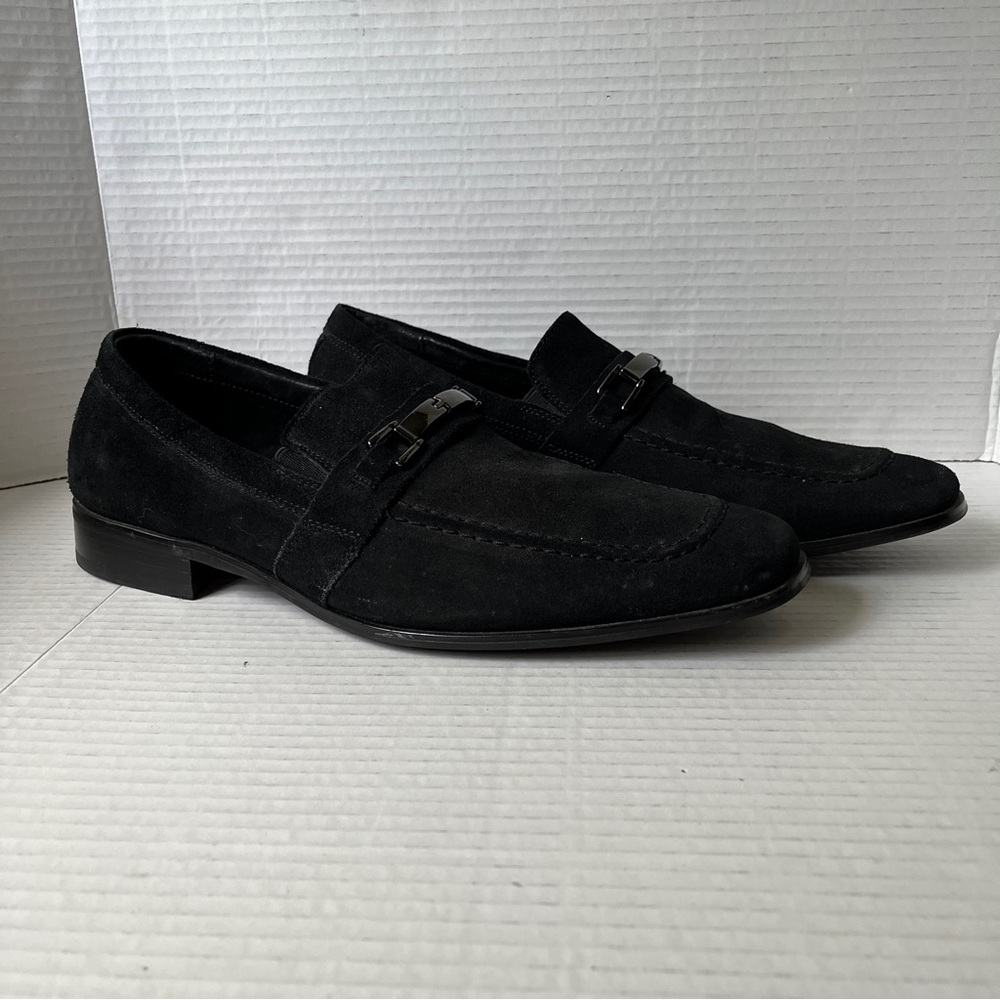 Stacy Adams‎ suede buckle loafer